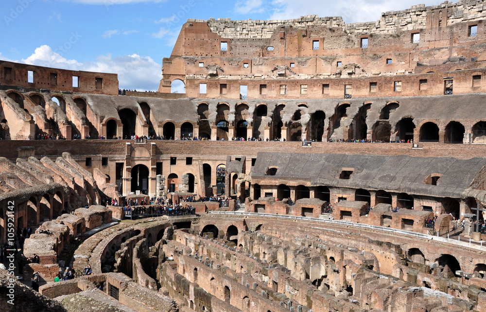 The Colosseum In Rome, Italy