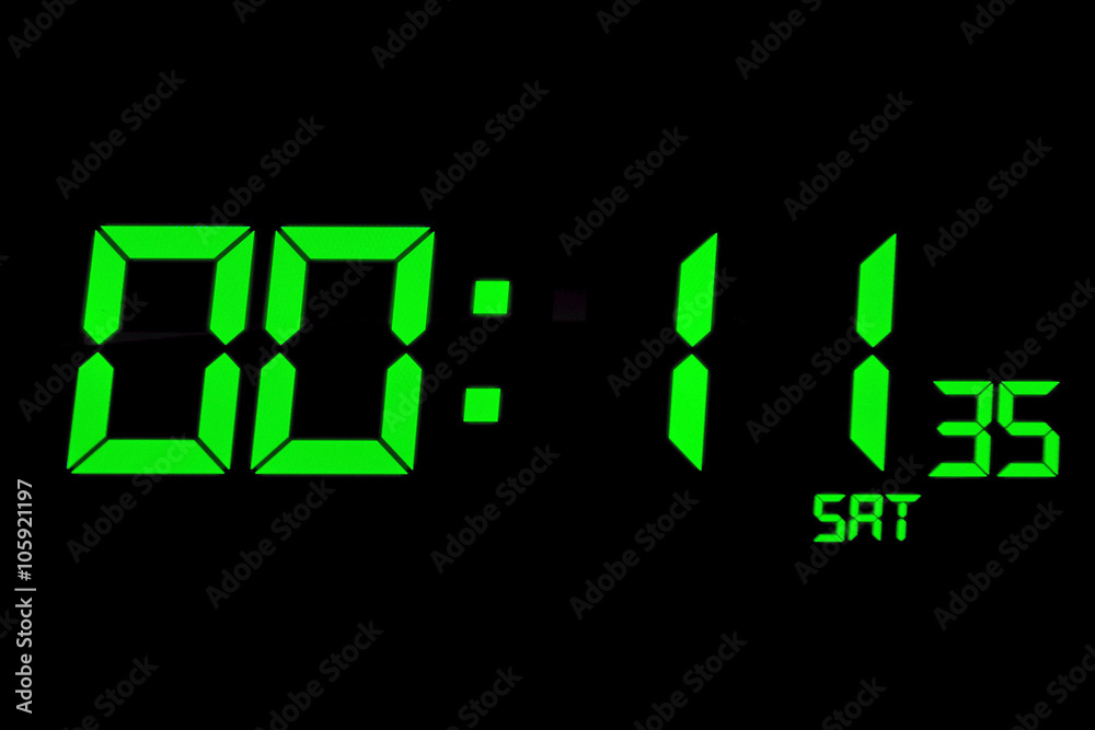Digital clock timer for alarm and wake up.