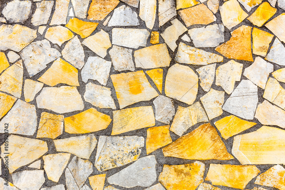 Fototapeta premium Variety of stones brickwork or masonry as background wall