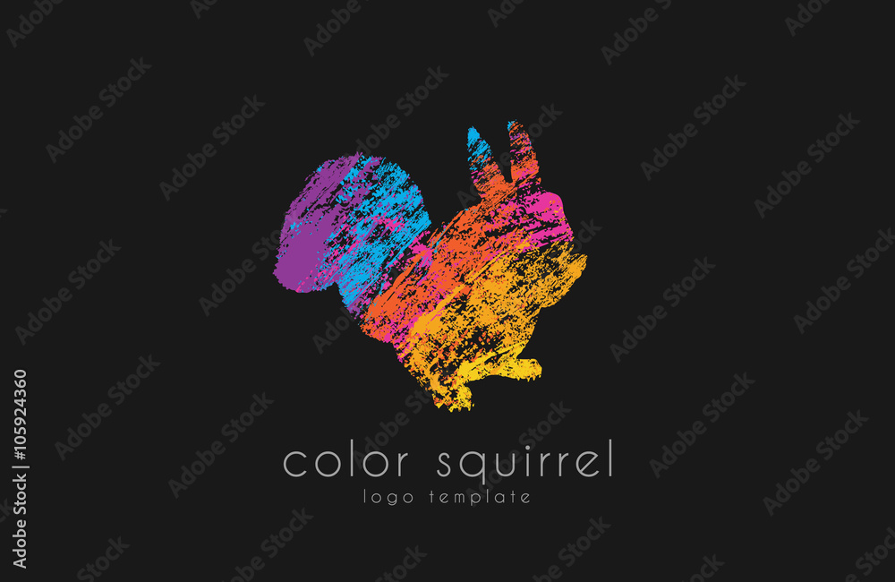 Squirrel logo. Color squirrel logo. Sweetl logo. Creative animal logo. Squirrel logo. Color squirrel logo. Sweetl logo. Creative animal logo.