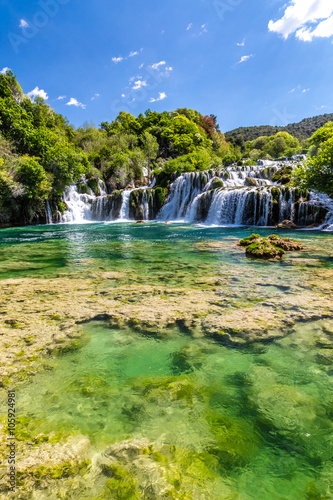 Waterfall In Krka National Park -Dalmatia  Croatia