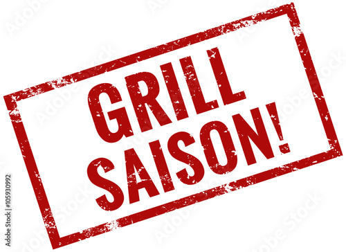 grill saison stempel rot