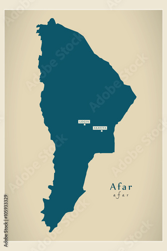 Modern Map - Afar ET
