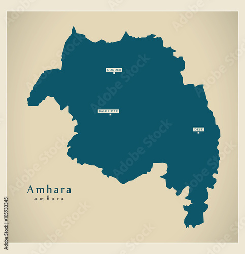 Modern Map - Amhara ET