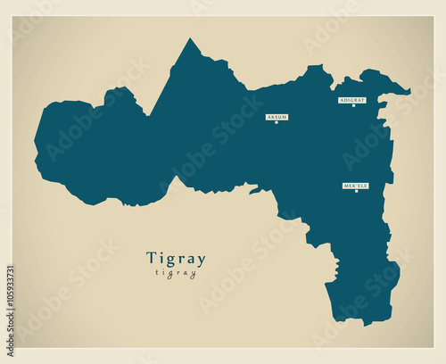 Modern Map - Tigray ET photo