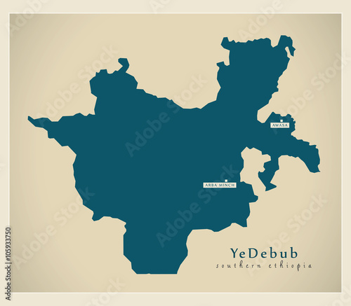 Modern Map - YeDebub ET