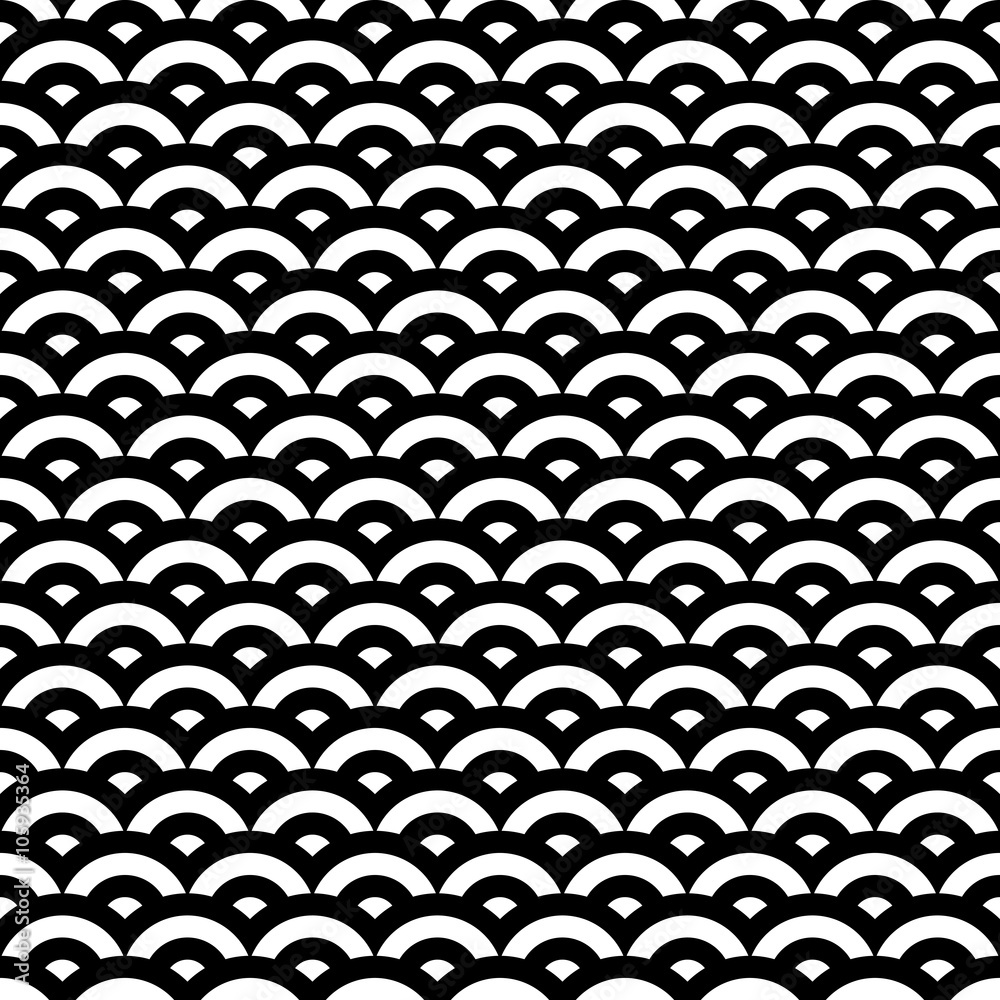 Black and white retro style pattern, seamless illustration Black and white retro style pattern, seamless illustration