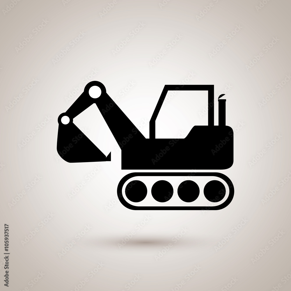 Naklejka premium construction equipment design 
