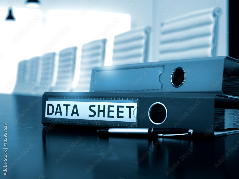Data Sheet - Business Concept on Toned Background. Data Sheet - Binder on Black Desktop. Data Sheet. Business Concept on Blurred Background. 3D Render. Data Sheet - Business Concept on Toned Background. Data Sheet - Binder on Black Desktop. Data Sheet. Business Concept on Blurred Background. 3D Render.