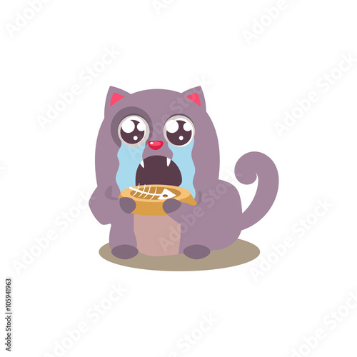 Cat Finished Its Food