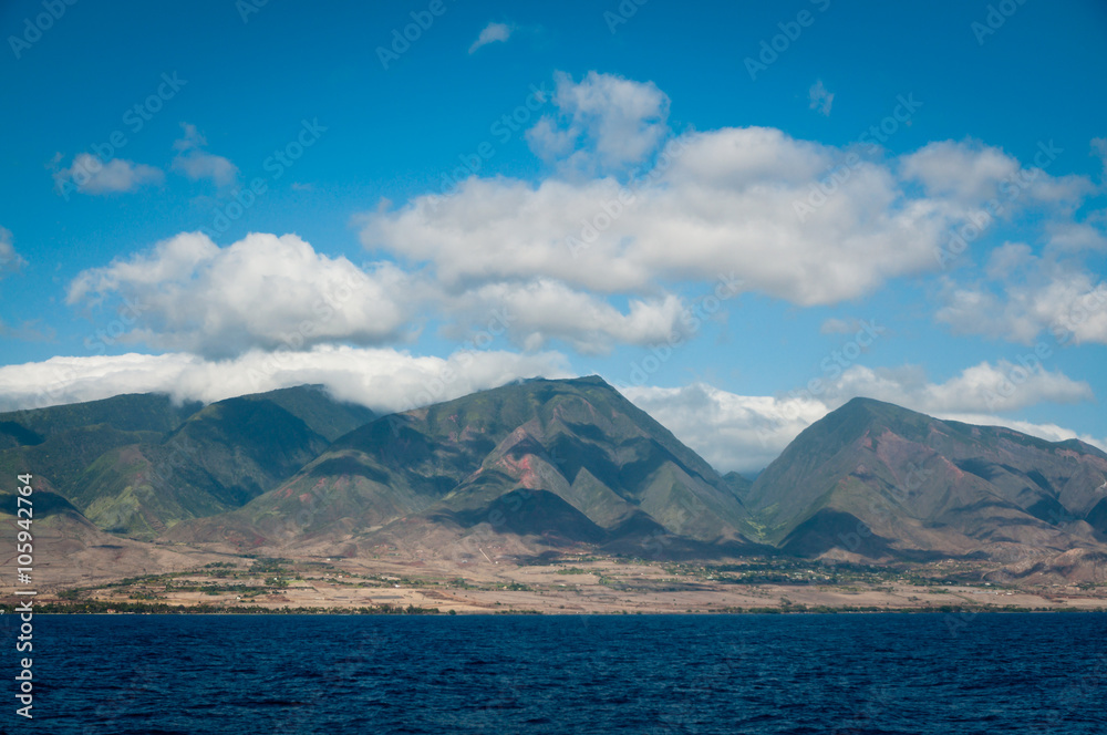 Coastline of northern Maui