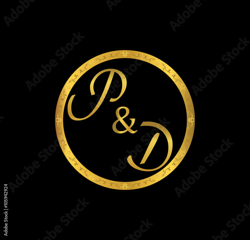 PD initial wedding in golden ring