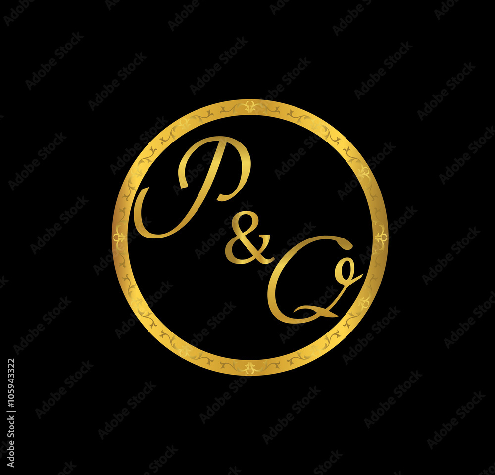 PQ initial wedding in golden ring PQ initial wedding in golden ring