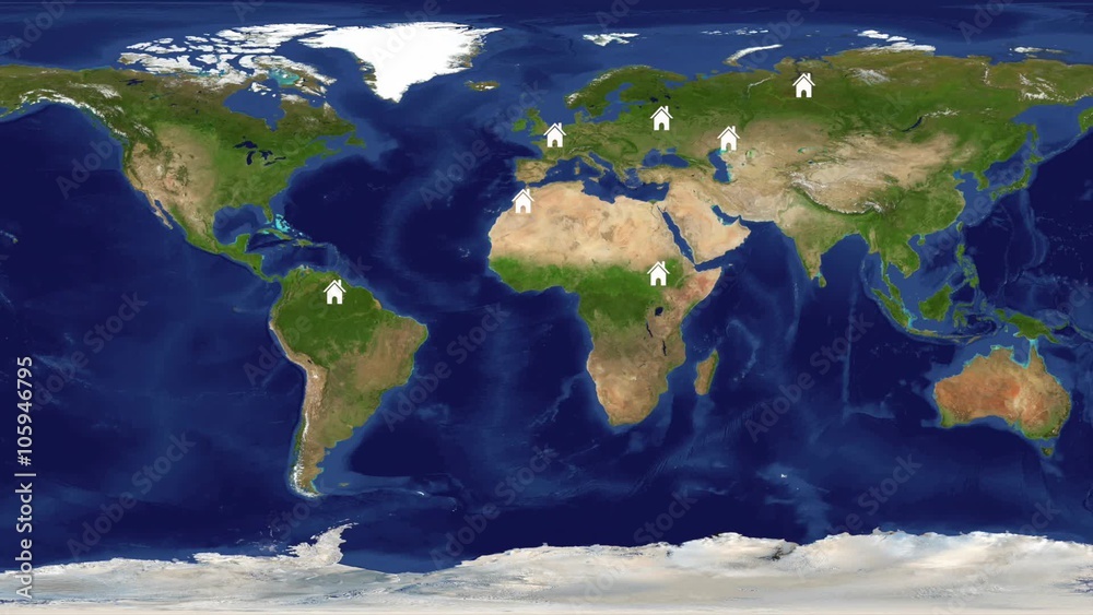 maisons dans le monde