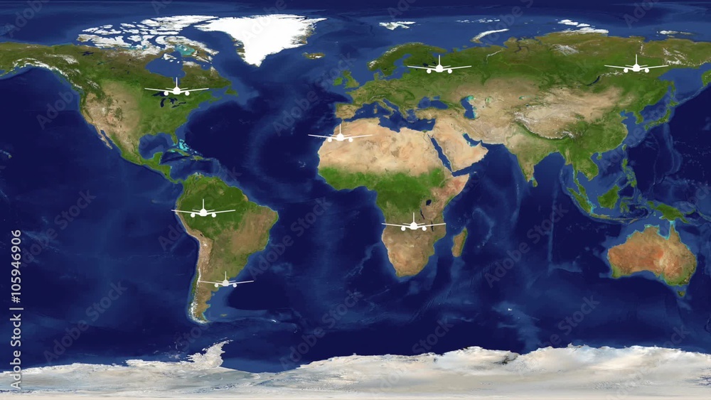 avions dans le monde