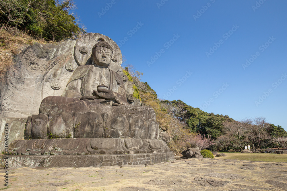 鋸山の日本寺の石仏