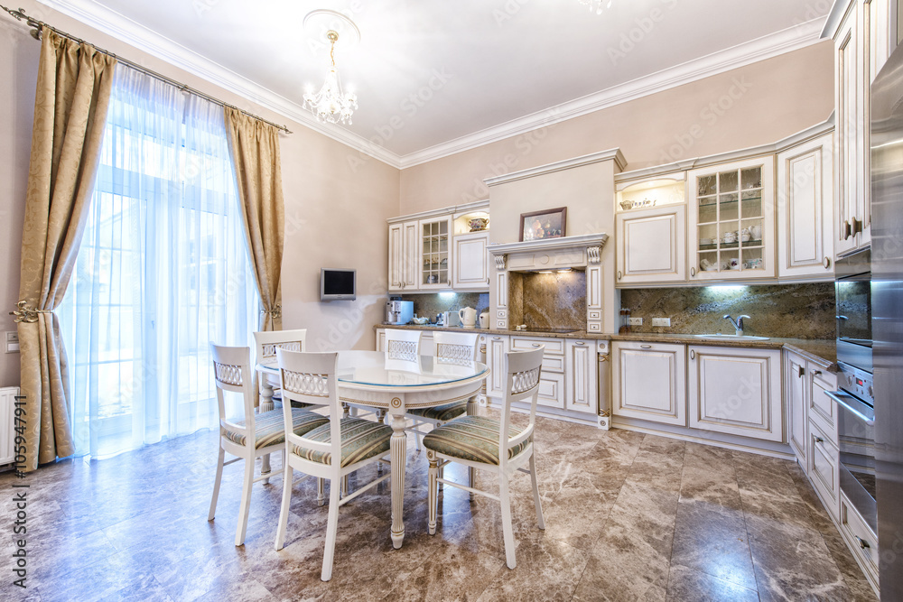 Fototapeta premium the interior of the kitchen