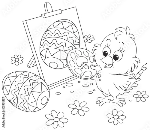 Easter Chick painter