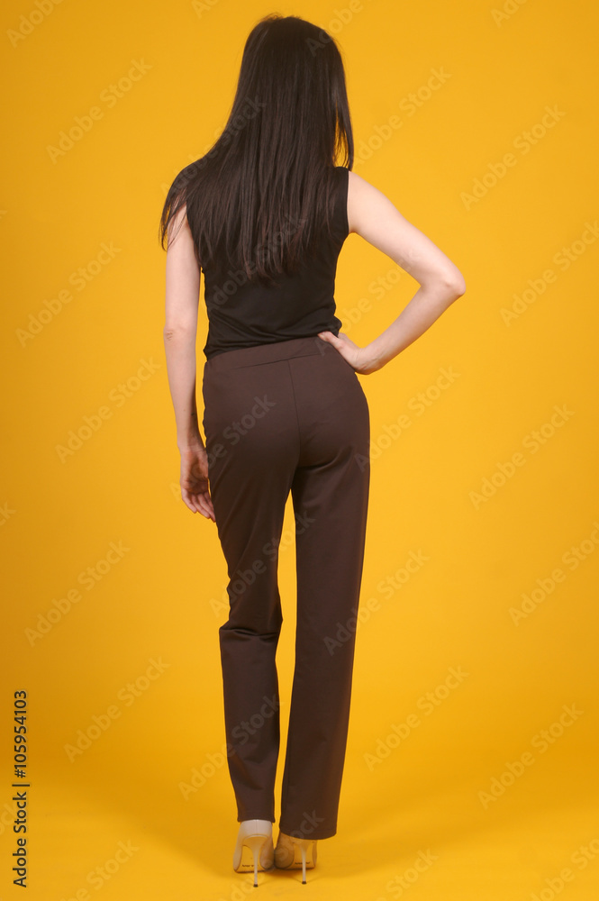 Fototapeta premium beautiful female knitwear
