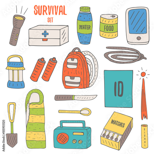 Doodle objects for survival in catastrophe