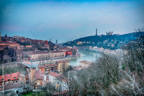 Panorama de Lyon vu du Fort de Vaise