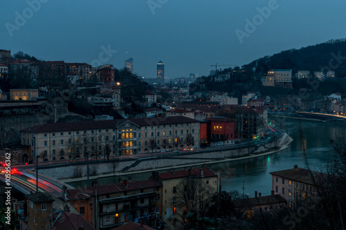 Panorama de Lyon vu du Fort de Vaise