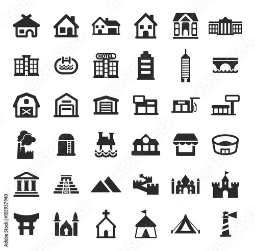 Buildings Icons