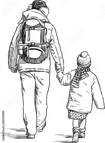 father with a his daughter
