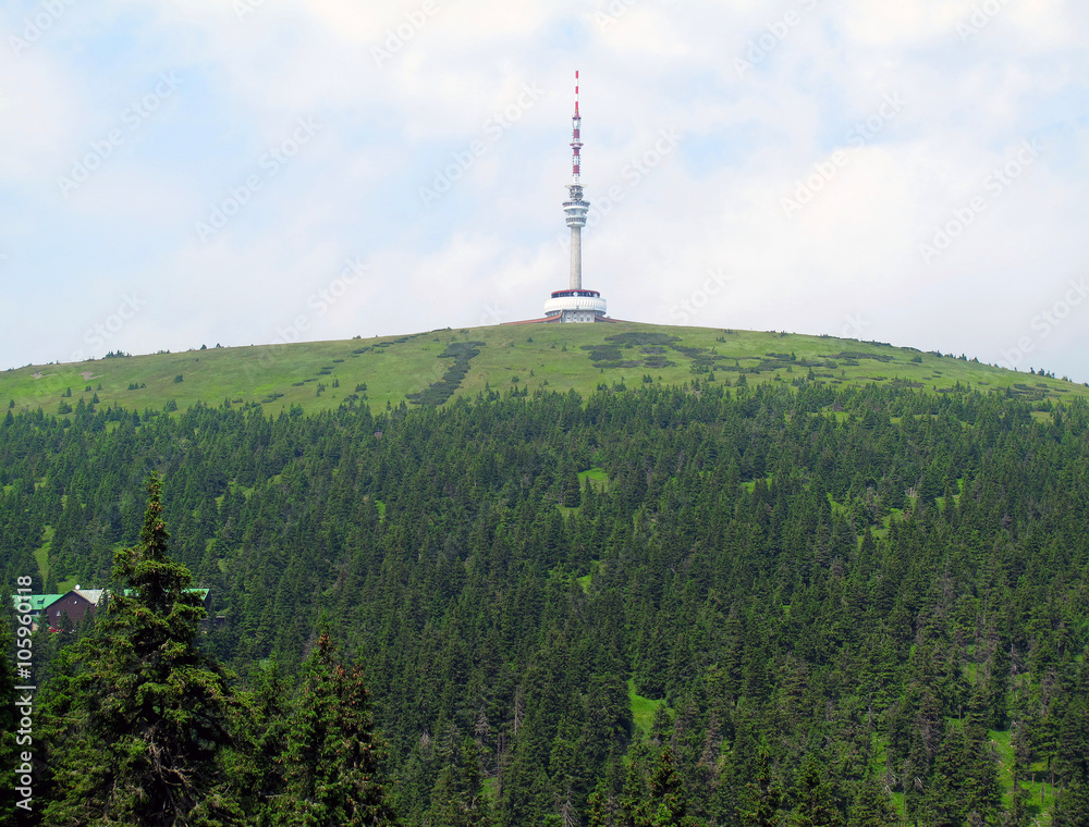 Praded, the highest hill of Moravia (Czech Republic) Praded, the highest hill of Moravia (Czech Republic)