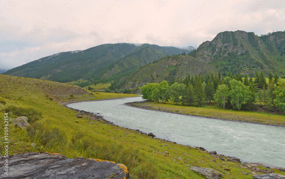River Chuya, Altai, Siberia, Russia