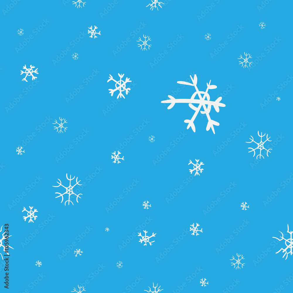 Seamless snow pattern Seamless snow pattern