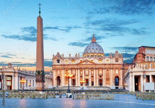 Vatican, Rome, St. Peter's Basilica - nobody