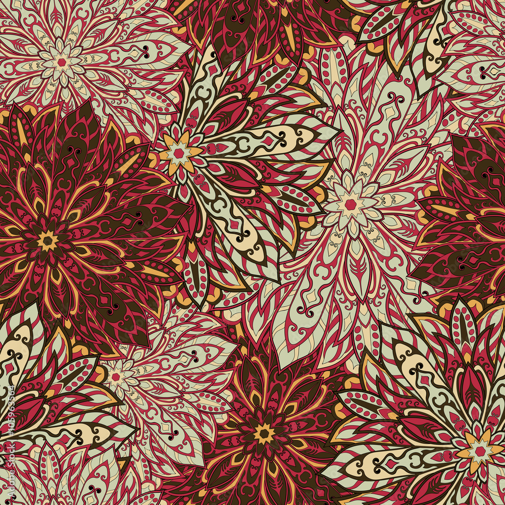 Seamless mandala pattern Seamless mandala pattern