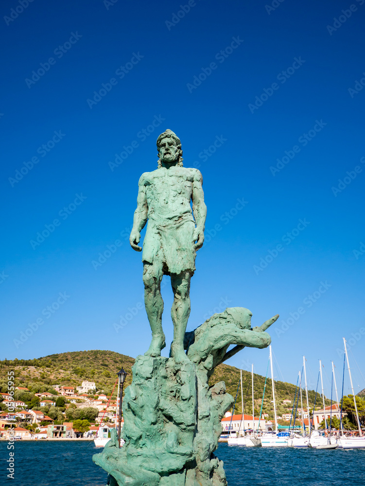 the statue of Odysseus