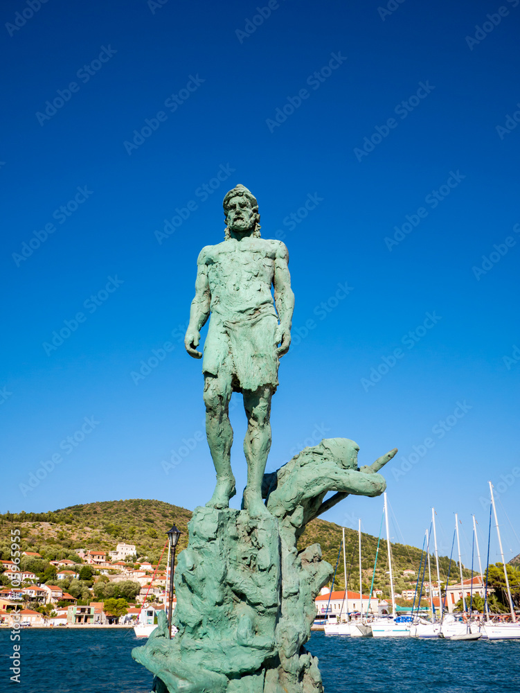 Obraz premium the statue of Odysseus