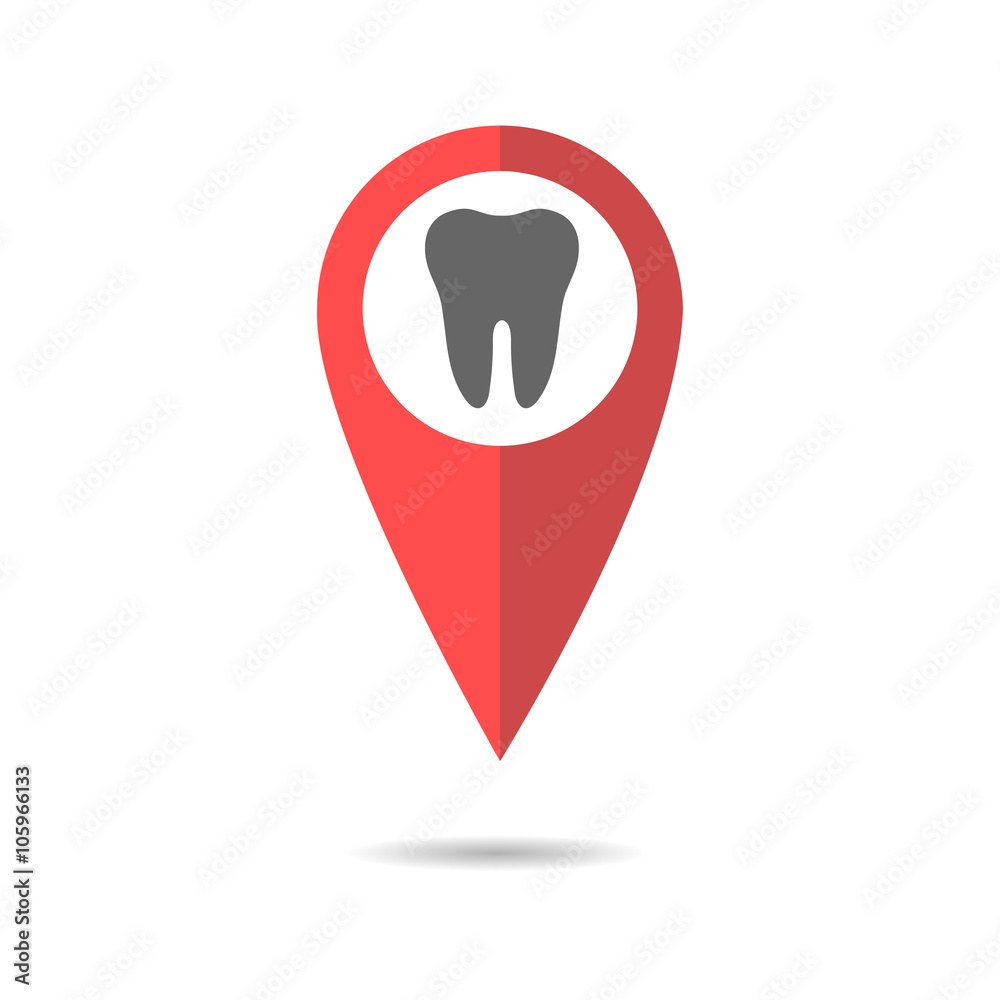 Pointer dentistry, vector illustration Pointer dentistry, vector illustration