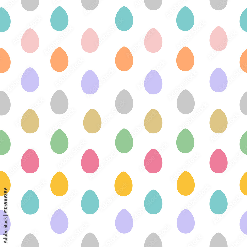 Seamless pattern with easter eggs Seamless pattern with easter eggs