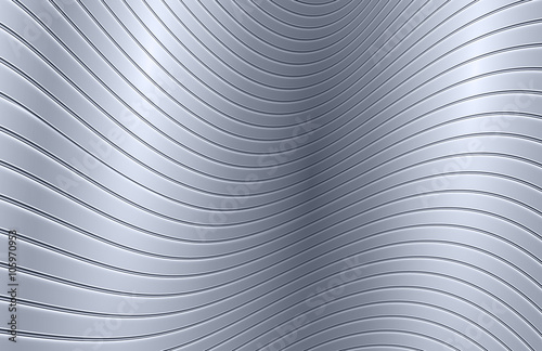 3D aluminum metal abstract background