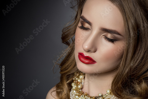 Beauty face, make-up