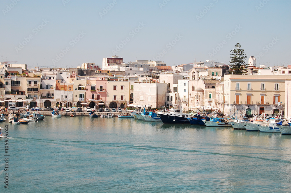 View of the port of Trani - Apulia - Italy