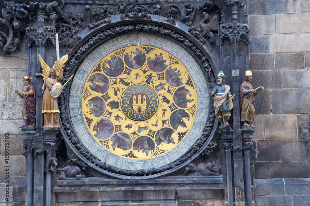 Czech astronomical clock tower