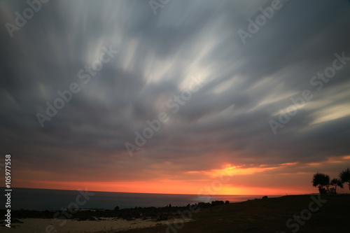 Fototapeta Sunset at Pero Beach
