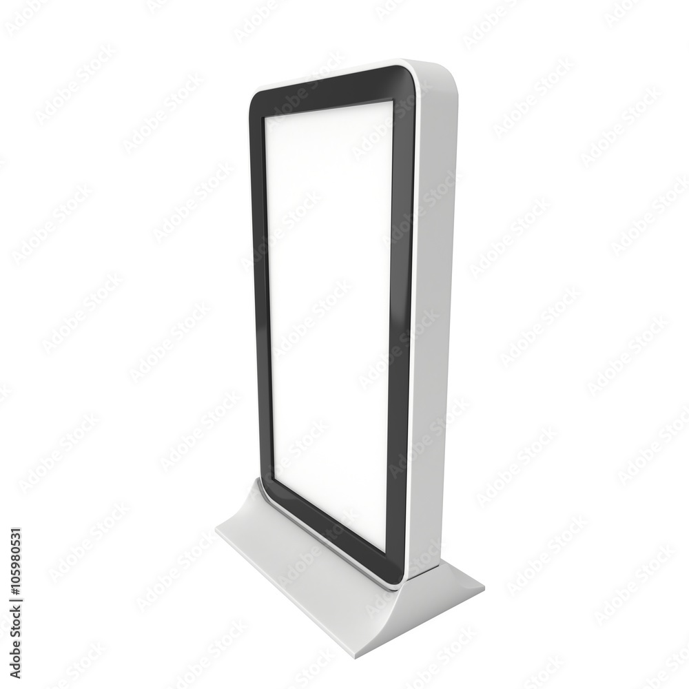 Trade show booth LCD kiosk stand. Trade show booth LCD kiosk stand.