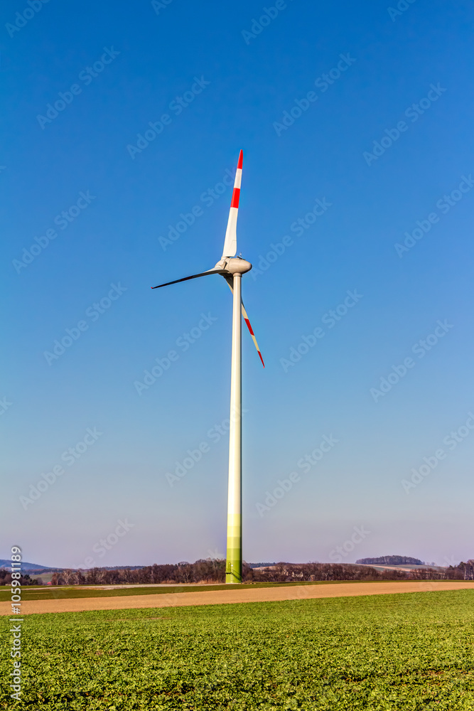 Modern wind wheel for ecological energy production Modern wind wheel for ecological energy production