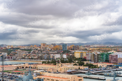 Cityscape of Las Palmas capital city of Grand Canary Island © HBpictures