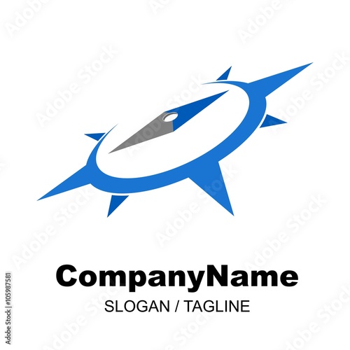 compass vector logo icon