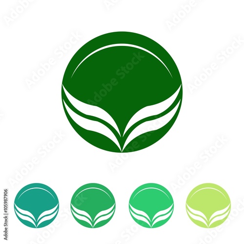 natural logo icon Vector
