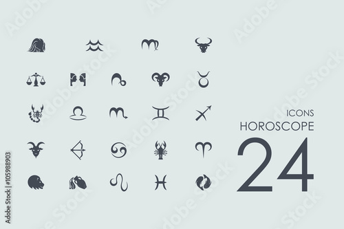 Set of Horoscope icons