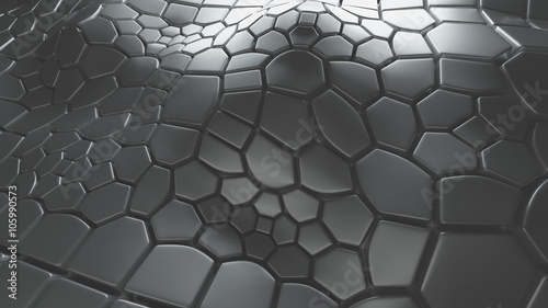 Fototapeta Naklejka Na Ścianę i Meble -  abstract 3d background with extruded polygons