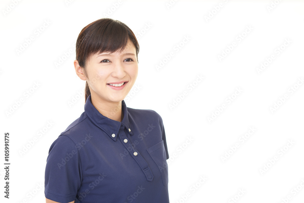 笑顔の女性 笑顔の女性